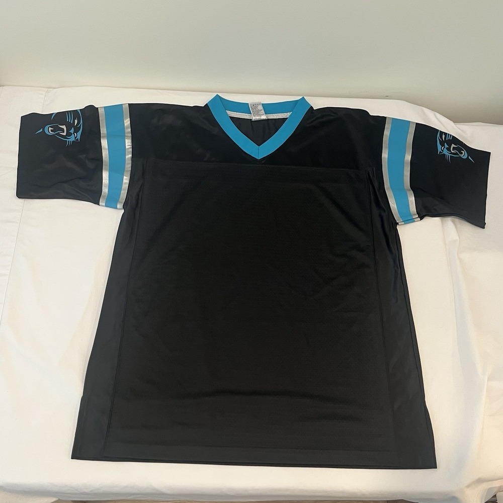 Vtg Carolina Panthers Jersey Blank Mens Large On Field No Name Black NFL